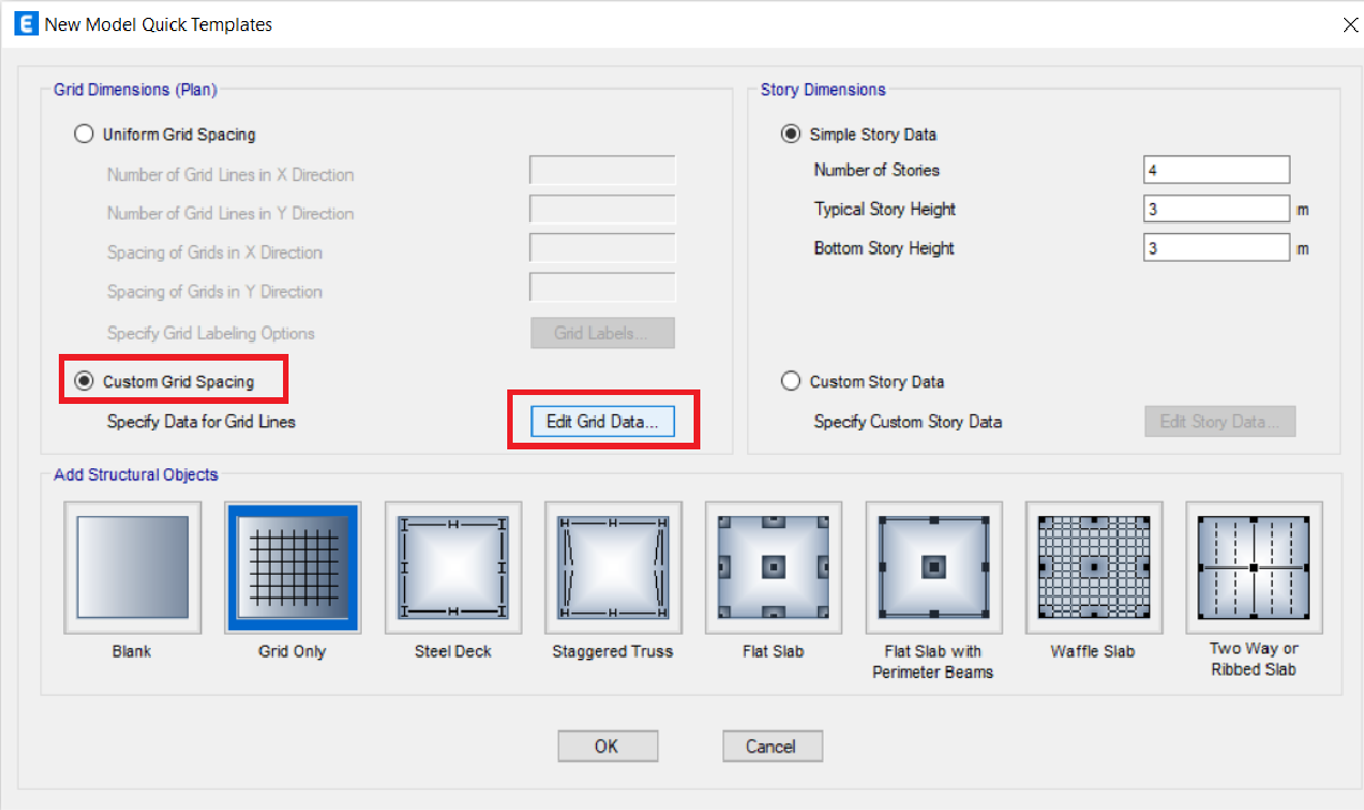 New Model Quick Templates